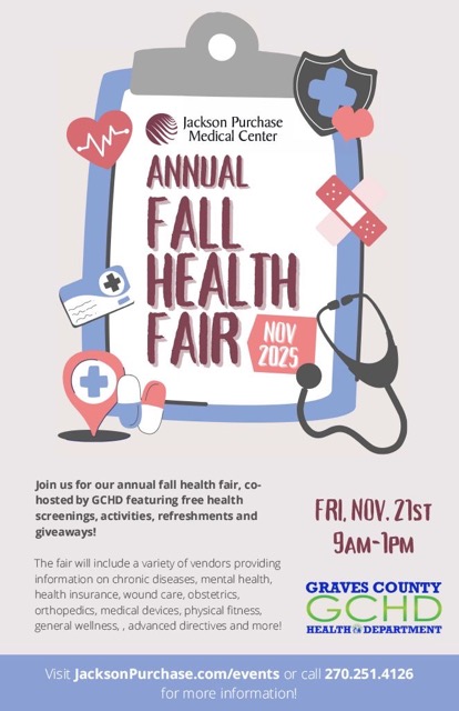 Jackson Purchase Medical Center to Host Annual Fall Health Fair on November 21